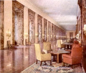 Neue Reichskanzlei, Marble Gallery, 1938