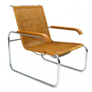 B35 Lounge Chair Marcel Breuer, des., Thonet, manf., 1928-29